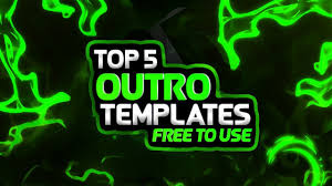 After effects templates in the last year. Top 5 2d Outro Template Endscreen No Text By Sanjay H N