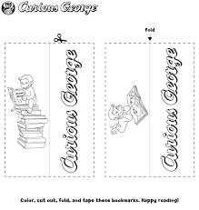 Curious George Printables Pbs Kids In 2020 Bookmarks Kids Curious George Curious George Printables