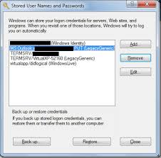 Credential manager lets you view and delete your saved credentials for signing in to websites, connected applications, and networks. How Do I Clear Cached Credentials From My Windows Profile Information Security Stack Exchange
