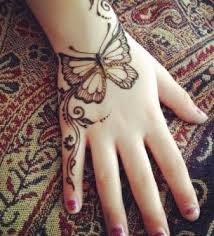 Motif gambar henna tangan simple. Motif Henna Untuk Anak Anak