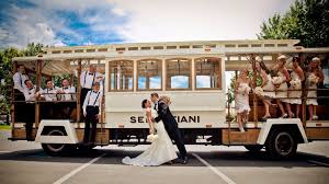Consider A Classic Trolley To Transport You And Your Wedding Party To The Ceremon Wedding Transportation Wedding Getaway Car Northern California Wedding Venues
