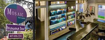 We are always advancing ourselves with education and challenging ourselves to provide you with the newest techniques like balayage, unique styles, and cutting edge haircuts. Orlando Hair Salon Mosaic Hair Studio Blowout Bar