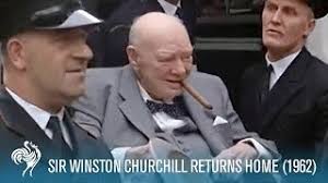 His father was the duke's third son, lord randolph churchill. Sir Winston Churchill Returns Home From Hospital 1955 British Pathe Youtube