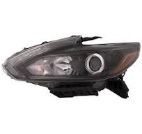 Headlight LED Type CAPA Certified Left Driver Side Fits 2016-2018 Nissan  Altima Sedan