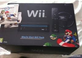 Título del juego género clasificación descargas talla; Consola Nintendo Wii Negra Mario Kart Comple Vendido En Venta Directa 97456831