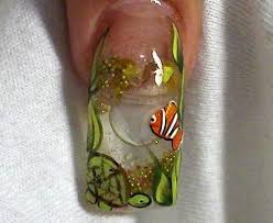 Aquarium Nails Crazy Nail Art Aquarium Nails Aqua Nails