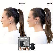Ponyfull Black Patented Fine Straight Hair Thick Hair Styles Styling Tools