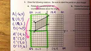 Formula, 1 example, and its solution. Rotate 90 Counterclockwise Using Rules Youtube