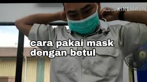Di fahamkan oleh semua bahawa face mask adalah perlindungan yang utama ketika berapa diluar rumah atau di tempat yang ramai orang. Cara Pakai Mask Dengan Betul How To Wear Mask Youtube
