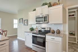 1 Story Home With Open Floor Plan 9 Ceilings Throughout Kitchen With Wraparound Breakfast Bar Counter Opens To The Bre Home Builders Home New Home Builders