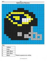 Afc Color By Number Coloring Squared Football Coloring Pages Sports Quilts Football Crafts