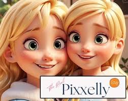 Custom Portrait From Photo, Cartoon Portrait Animation Pixar Character,  Family Portrait, Couple Gifts, Digital or Printed, Framed or Canvas