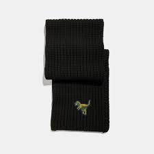 Maybe you would like to learn more about one of these? Coach Rexy Knit Scarf In Black Modesens
