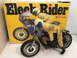 Vintage Kyosho 1 6 Eleck Rider Rc Motorcycle Graupner Rolling Parts Chassis Rider Motorcycle Vintage