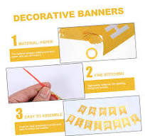 Amazon.com: Toddmomy Happy Birthday Banner Gold Stamping ...