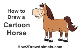Follow along to learn how to draw a horse easy, step by step art tutorial. How To Draw A Horse Cartoon