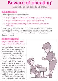 Character Education And Life Skills Grade 5 Lesson 17 Beware Of Cheating 3 English Worksheets For Kids Character Education English Reading
