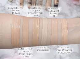 Maybeline Fit Me Concealer 15 Collection 1 Fair Catrice Liquid Camouflage Concealer Nars Chantilly Bourjois R Camouflage Concealer Concealer Nars Concealer