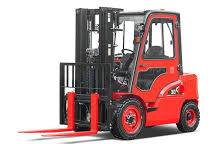 New Design Forklift 3ton Three-Stage Full Free Mast Lifting ...