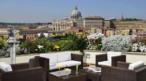 Find your spot to combine all this with some. Rooftop Bar Rome Hotel Atlante Star Les Etoiles Rooftop Cocktail Bar In Rome Rooftop Bar Rome Best Rooftop Bars Roof Garden