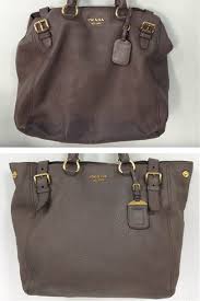 The individual stitches on authentic prada bags are done at an angle, whereas stitches on a fake bag are completely straight. Prada Handbag Cleaning And Restoration The Handbag Spa