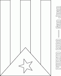 Coloring download cuba flag page in pages creativemove. Puerto Rico Flag Coloring Page Coloring Home