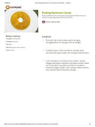 Maybe you would like to learn more about one of these? Resep Puding Nutrisari Jeruk