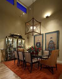 Also includes a chair, buffet, sculpture, calligraphy, table lamp, hanging lantern, rug, plant, door and window. Serene And Practical 40 Asian Style Dining Rooms Asian Dining Room Dining Room Design Dining Room Decor