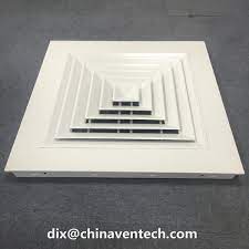 Flowtee diffuser, flowbar with plenum, 1.5 slot, uninsulated plenum. Hvac Lay In Ceiling Drop Air Vent Replacement Square Ceiling Air Louver Diffuser Coowor Com