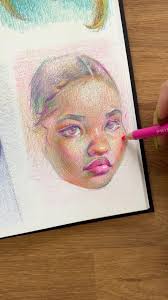Color pencil portraits don’t have to be boring 🙅🏻‍♀️🌈💖 I love using  these “fun” colors in mine! #colorpencil #colorpencils #colorpencil  #colourpencil #colorpencilart #prismacolor #prismacolorpremier ...