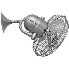 Here is an oscillating ceiling fan that has a maximum airflow capacity of 5310 cubic feet in a minute. Kaye Oscillating Wall Ceiling Fan By Atlas Fan Company At Lumens Com