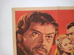 LUCRECE BORGIA litho poster Martine Carol Pedro Armendariz Christian Jacque  Rare