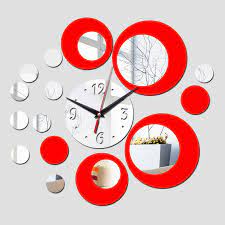 Buy handmade red clocks and get the best deals at the lowest prices on ebay! Sale Special Offer New Mirror Acrylic Wall Quartz Clock 3d Crystal Watches Clocks Red Modern Design Luxury Clock Red Clock 3d3d Watch Aliexpress
