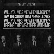 The Amity Affliction I Bring The Weather With Me The Amity Affliction I Bring The Weather With Me
