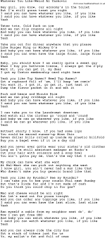 One Of My Favorite Songs From Weird Al And Something I Would Sing To A Girlfriend Songs Weird Hey Girl