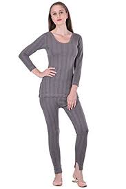 Lux Inferno Ladies Thermal 3 4 Sleeves Long Top Slim Lower