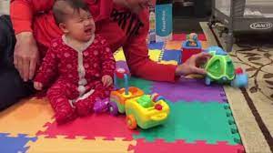 Babies Scared Of Toy Funny Babies Scared Of Toys Compilation Baby Scare Toy 3 Youtube