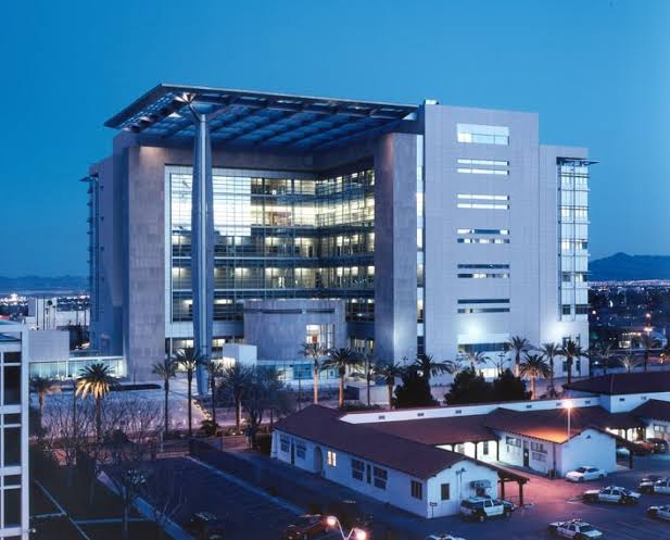 Lloyd D. George U.S. Courthouse., AI generated