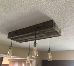The shade of red, blue, and red also part of the rustic kitchen color ideas. Rustic Kitchen Light Fixture Hometalk