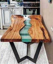 Artesa rústico tronco de árbol de madera, t. 81 Ideas De Mesa De Resina Mesa De Resina Resina Muebles De Resina