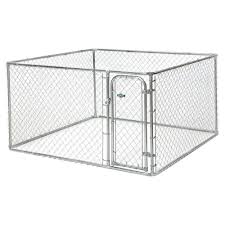 Fencemaster 7 5 Ft X 7 5 Ft X 4 Ft Boxed Kennel 75754 Chain Link Dog Kennel Dog Kennel Designs Outdoor Dog