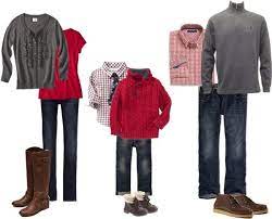 Christmas family photos with dogs. Outfit Idea For Family Portrait Family Picture Outfits Family Portrait Outfits Family Christmas Pictures Outfits