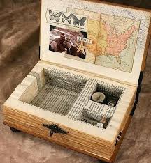 Turn An Old Book Into A Keep Sake Box Old Book Crafts Book Crafts Diy Book