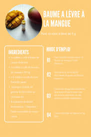 Beurre Corporel Et Baume A Levre A La Mangue Maison Baume A Levres Beurre Corporel Beurre De Mangue