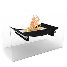 A fireplace or hearth is a structure made of brick, stone or metal designed to contain a fire. Regal Flame Black Bow Ventless Free Standing Bio Ethanol Fireplace Can Be Used As A Indoor Outdoor Gas Log Inserts Vent Free Electric Outdoor Fireplaces Gel Propane Fire Pits Walmart Com