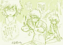 Bakugou Masaru Bakugou Mitsuki Blue Exorcist Anime Retro Art My Hero Now, katsuki is in a different world where he has no identity, and no one even. bakugou masaru bakugou mitsuki blue