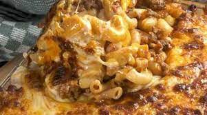 Recipe For Cheesy Hamburger Casserole Recipe Beef Mac And Cheese Paula Deen Recipes Hamburger Casseroles Recipes