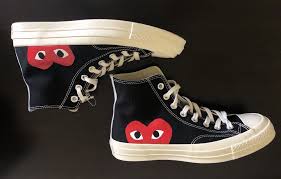 Making up just one iteration of rei kawakubo's design universe. Converse X Comme Des Garcons Play Chuck Taylor 70 Hi Black Unisex Sz7 150204c Fashion Clothing S Converse X Comme Des Garcons Athletic Shoes Chuck Taylors