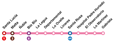 Línea 2 del metro registra avance de 90% en cinco estaciones y otras 11 están en construcción. File Linea 9 Del Metro De Santiago Svg Wikipedia