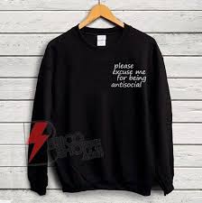 Https Www Bricoshoppe Com Product Roddy Ricch Please Excuse Me For Being Antisocial Sweatshirt Roddy Ricch Sweatshi In 2020 Funny Sweatshirts Sweatshirts Anti Social
